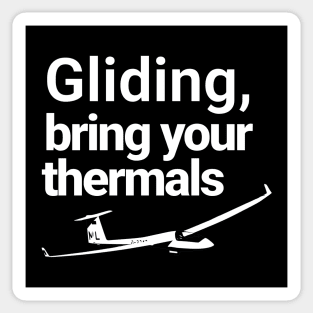 Gliding, bring your thermals Sticker